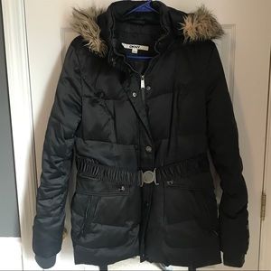 Dark grey DKNY winter coat